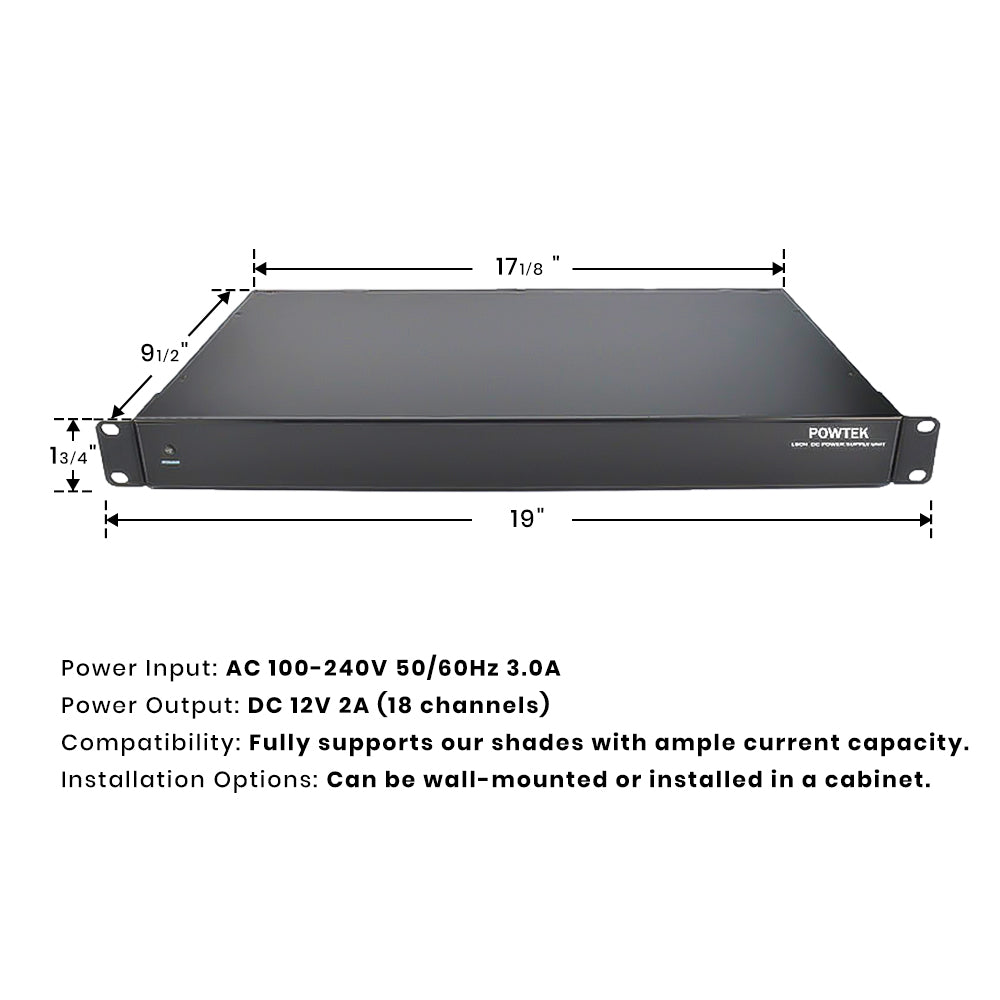 18 Outputs DC Power Distribution Panel